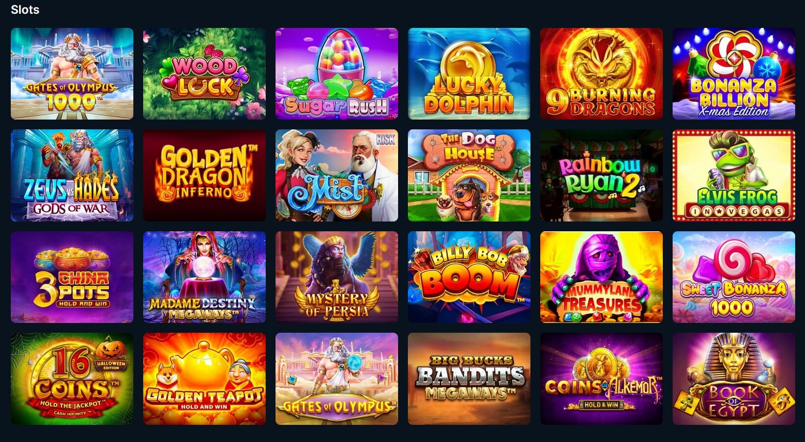 Book Of Bet Casino Games